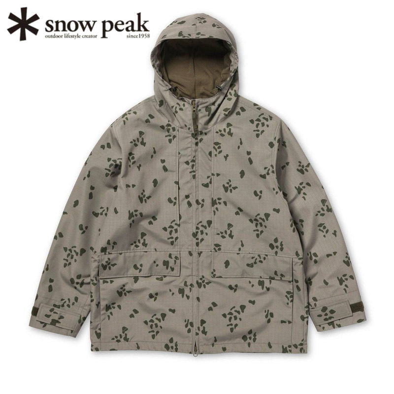 日本snowpeak雪峰夜间迷彩夹克
