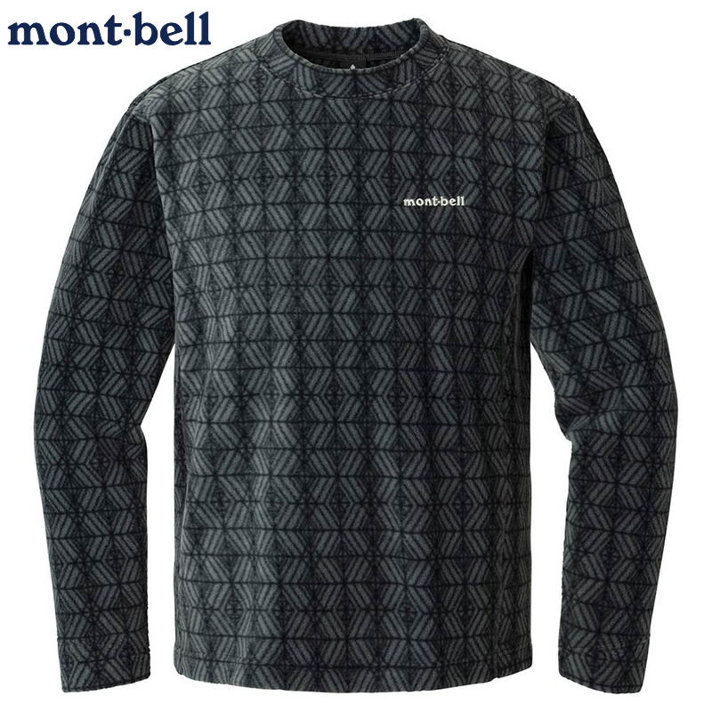 现货montbell保暖透气男抓绒衣