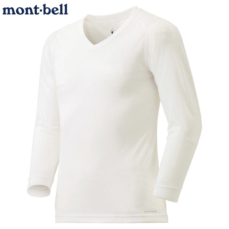 montbell男士长袖内衣紧身轻薄