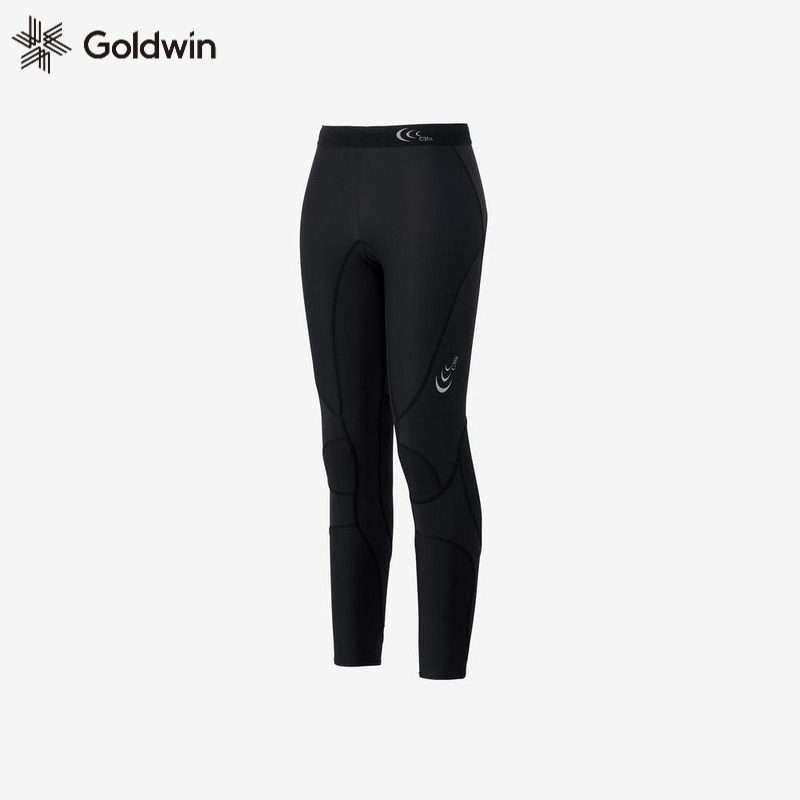 Goldwin弹力运动紧身裤长裤袜女