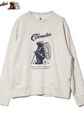 日本代购Cobmaster卫衣徽标logo图案户外休闲棉质圆领运动衫