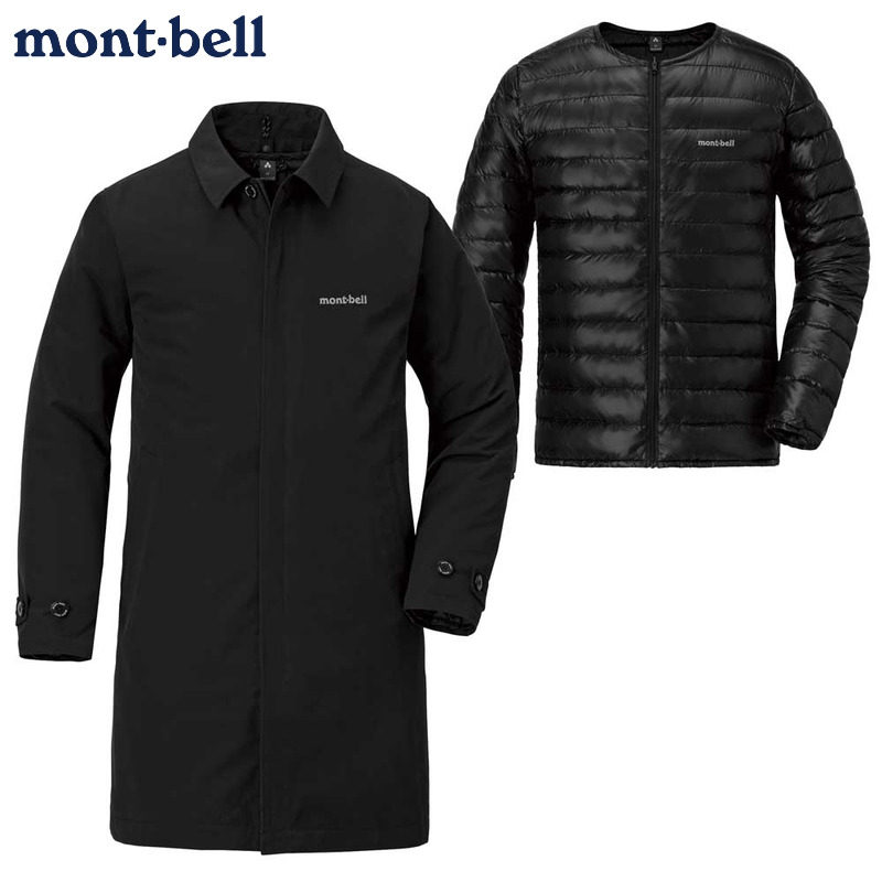montbell中长款保暖外套大衣