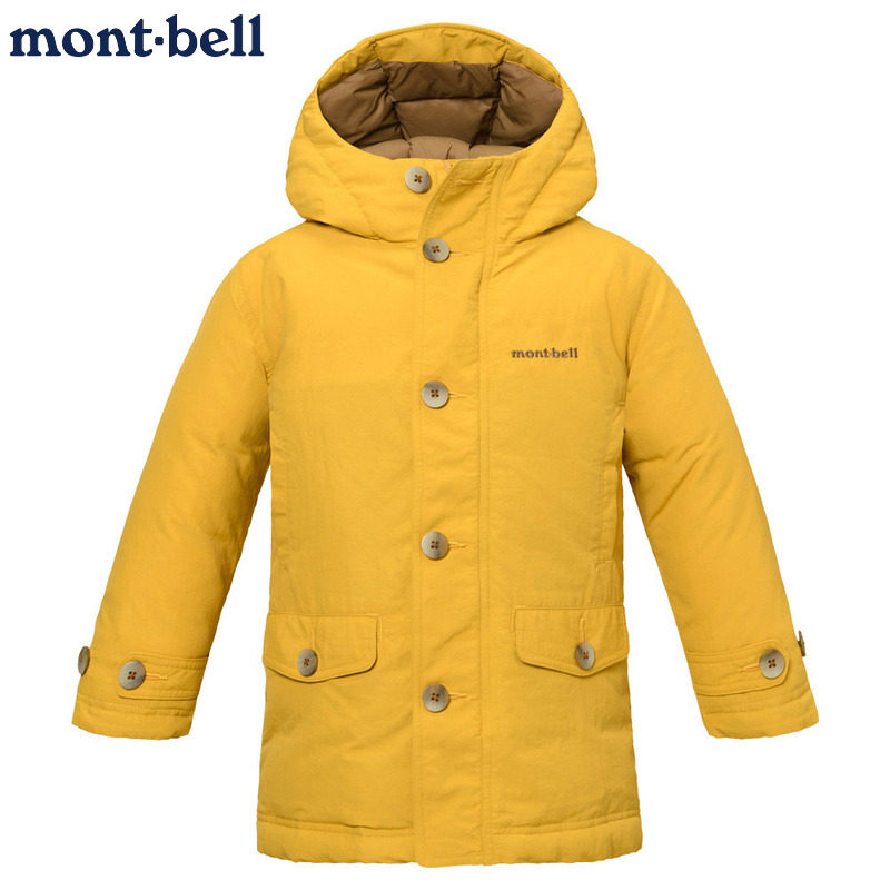 日本代购montbell儿童羽绒服大衣长款2026年新款冬季户外防寒外套