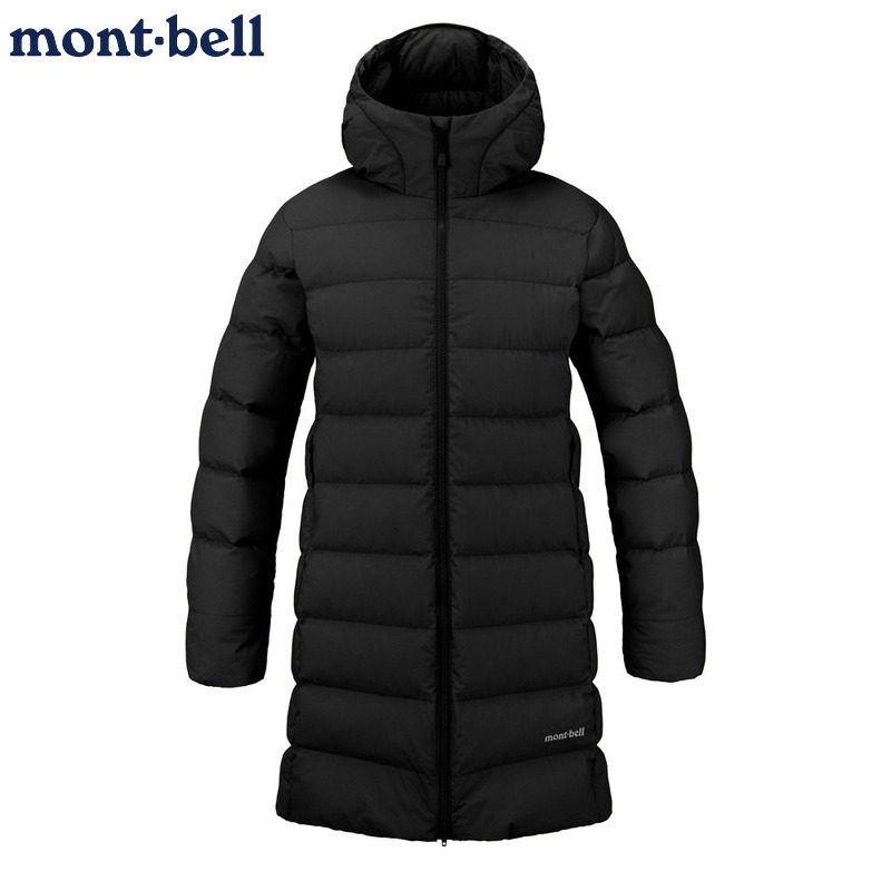 montbell中长款羽绒服大衣女士