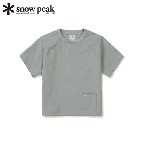 日本snowpeak雪峰女士圆领短袖T