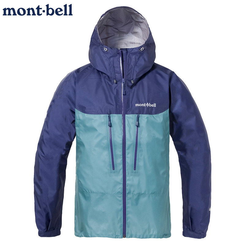 montbell防水透气女士雨衣冲锋衣