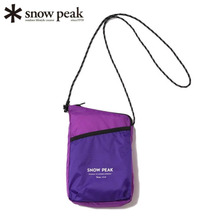 日本代购SnowPeak雪峰2024年新款单肩包男女斜挎包户外便携背包