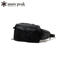 日本代购snowpeak雪峰腰包单肩斜挎包拉链户外旅行徒步运动2025新