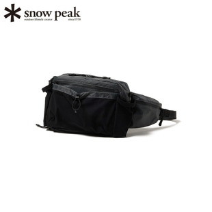 日本代购snowpeak雪峰腰包单肩斜挎包拉链户外旅行徒步运动2025新