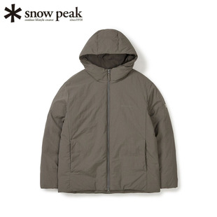 日本代购snowpeak雪峰轻量羽绒服连帽外套700蓬保暖防水户外2025