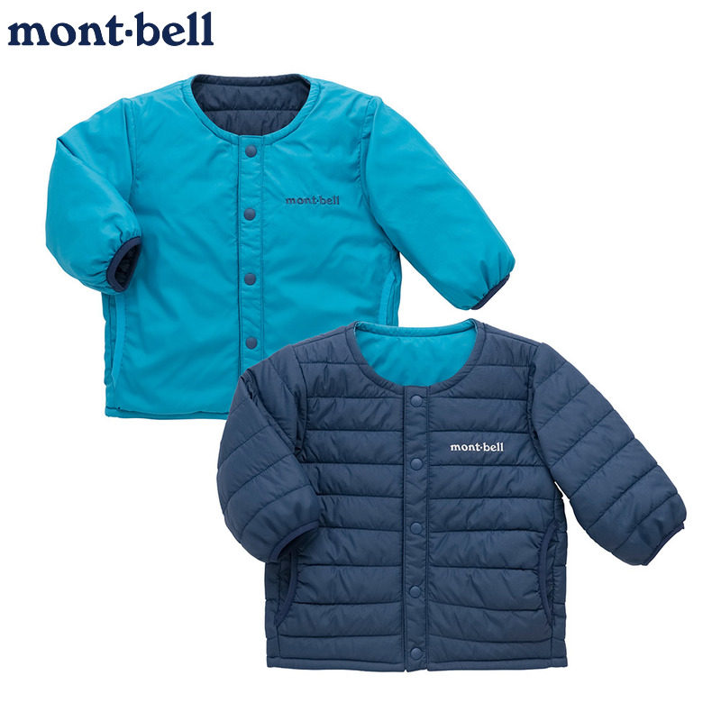 montbell婴儿双面棉服保暖防水