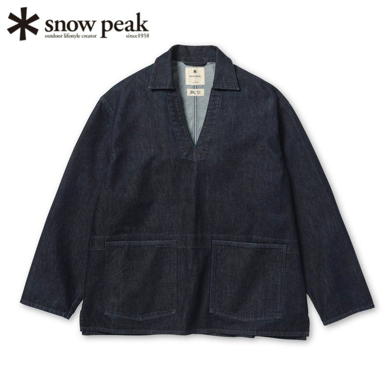 日本snowpeak雪峰阻燃牛仔上衣