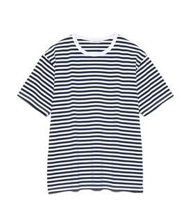 日本代购nanamica条纹平纹针织T恤男女COOLMAX Stripe Jersey短袖