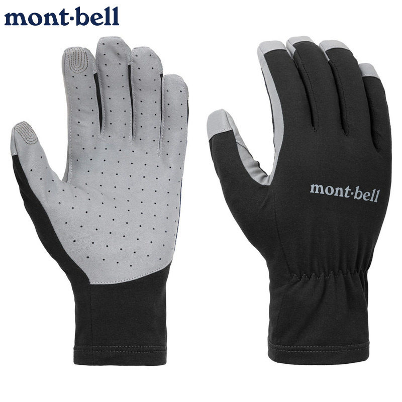 montbell防晒徒步手套速干运动
