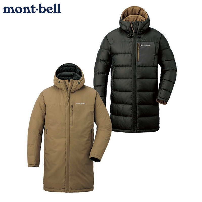 montbell中长款保暖男士羽绒服