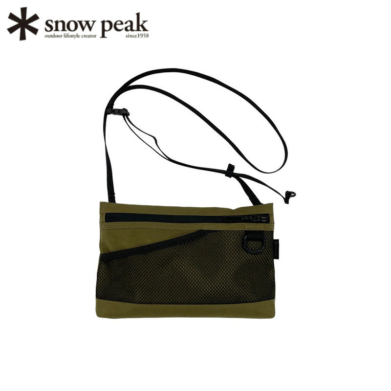 snowpeak网眼单肩包户外日常