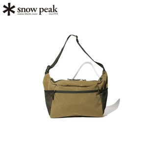 现货日本SnowPeak雪峰单肩包户外多功能大容量旅行休闲斜挎包背包