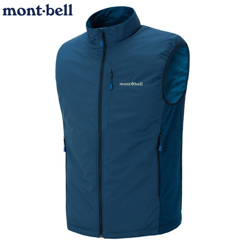 montbell轻质软壳马甲背心中间层