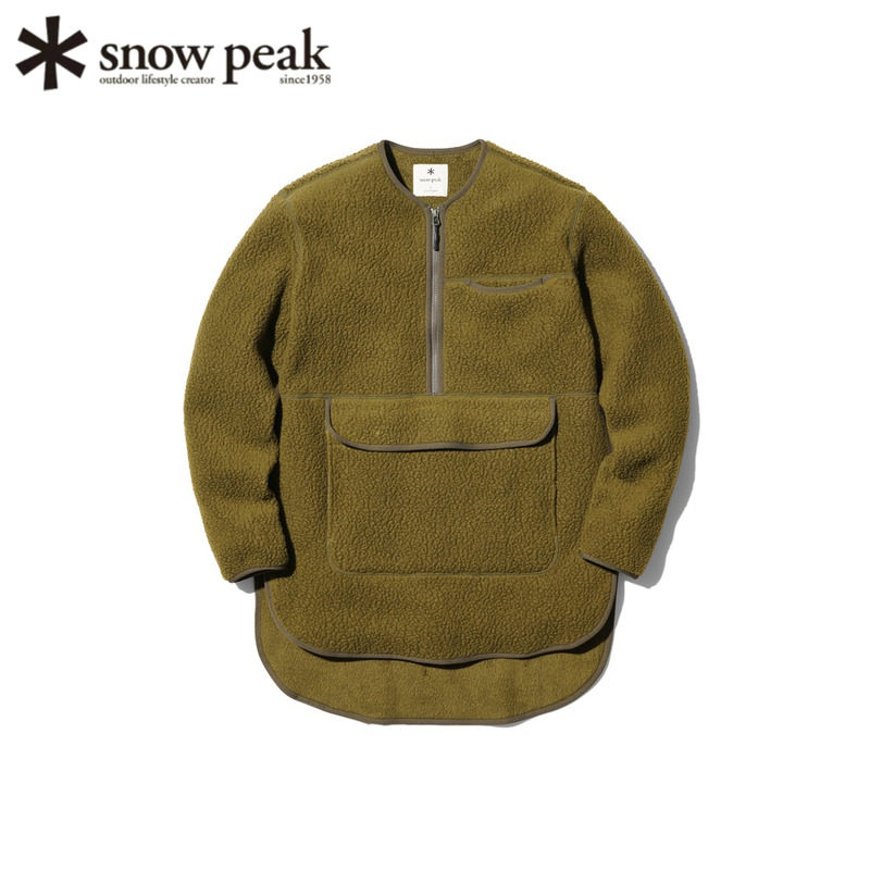 SnowPeak雪峰套头抓绒衣