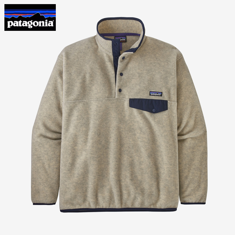 Patagonia巴塔男保暖套头抓绒衣