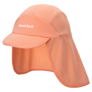 日本代购montbell婴幼儿遮阳帽2026年速干透气防紫外线护脖鸭舌帽