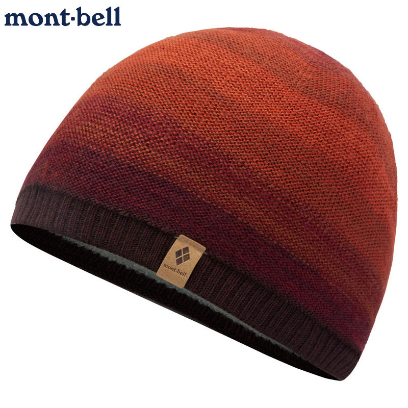 montbell毛线帽保暖针织帽