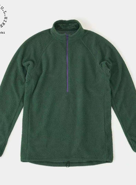 日本代购yamatomichi山之道轻量抓绒衣户外徒步保暖透气套头衫