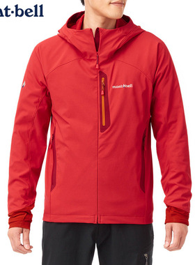 日本代购montbell软壳衣男士Crag防风透气户外四季连帽外套夹克