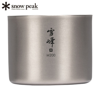 日本户外SnowPeak叠杯马克杯