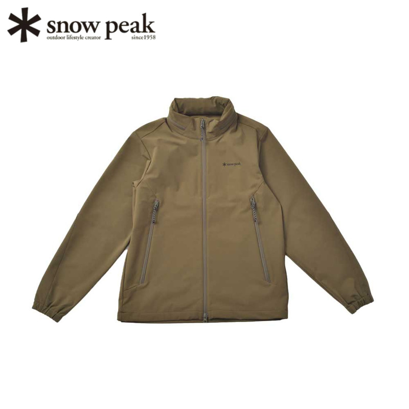 日本代购SnowPeak雪峰弹力夹克外套户外露营防水防风徒步休闲上衣-封面