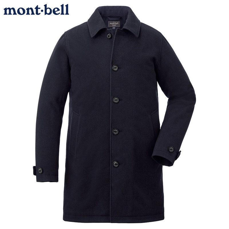 montbell中长款保暖羊毛大衣
