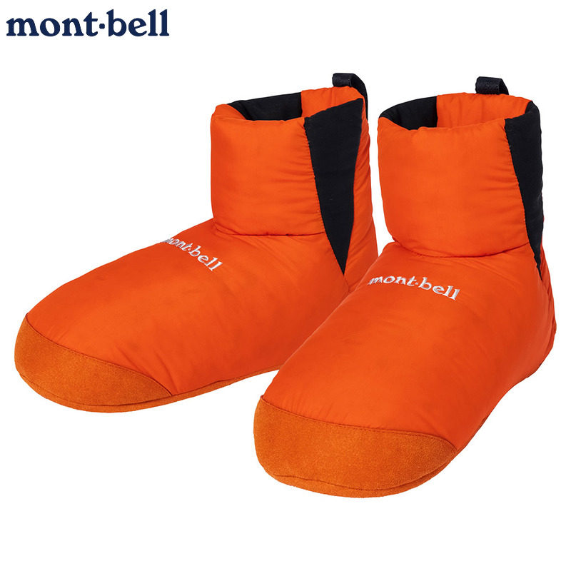 montbell羽绒露营鞋防滑防寒便携