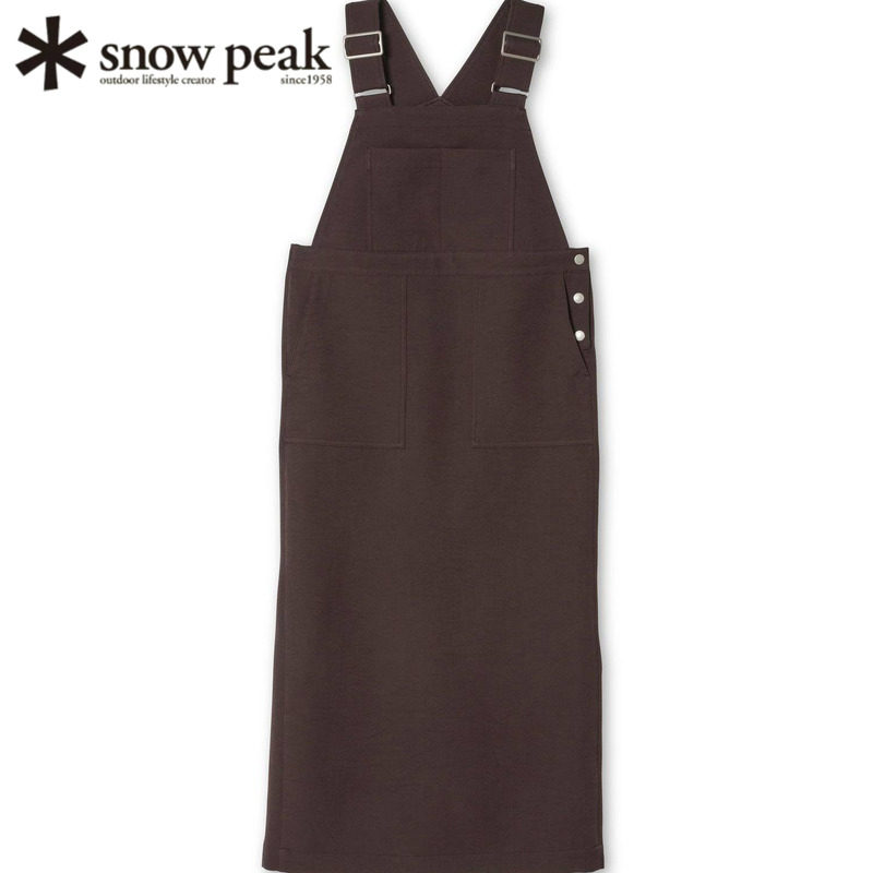 日本snowpeak雪峰女士背带裙