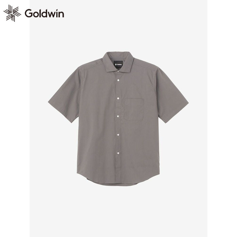 Goldwin抗皱短袖衬衫户外休闲