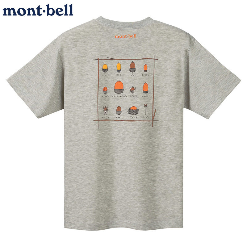 montbell速干透气短袖T恤亲子款