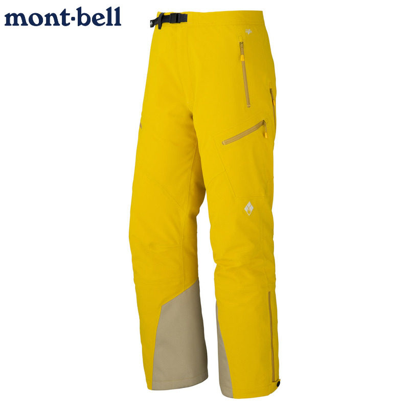 montbell滑雪裤高山硬壳厚冲锋裤
