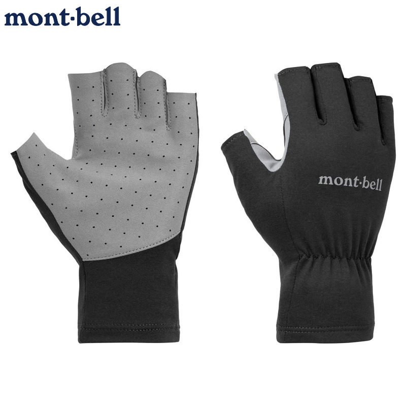 montbell露指手套防晒速干徒步