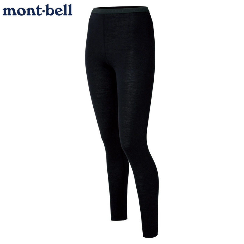 montbell女士打底裤羊毛紧身裤