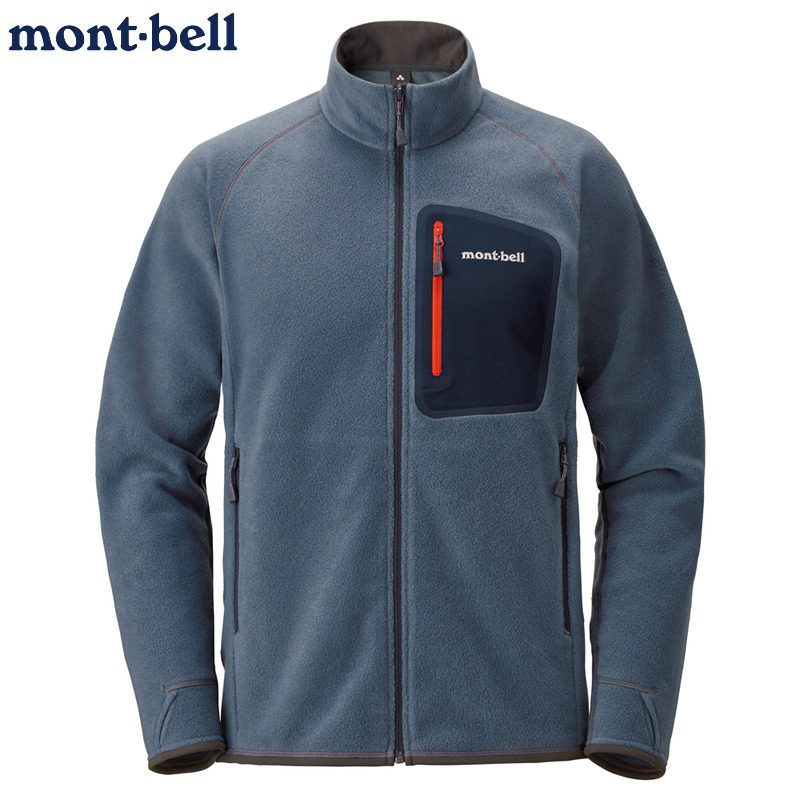 mont·bell户外男抓绒衣保暖内胆