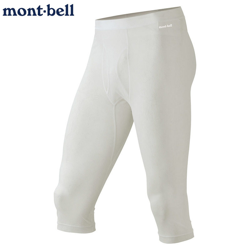 mont·bell及膝裤五分裤透气抗菌