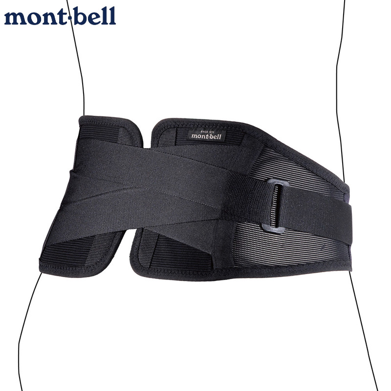 日本montbell徒步登山护腰带Plus