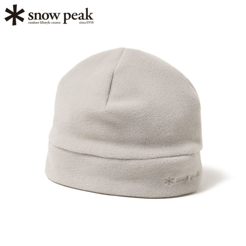 日本snowpeak雪峰轻盈保暖抓绒帽
