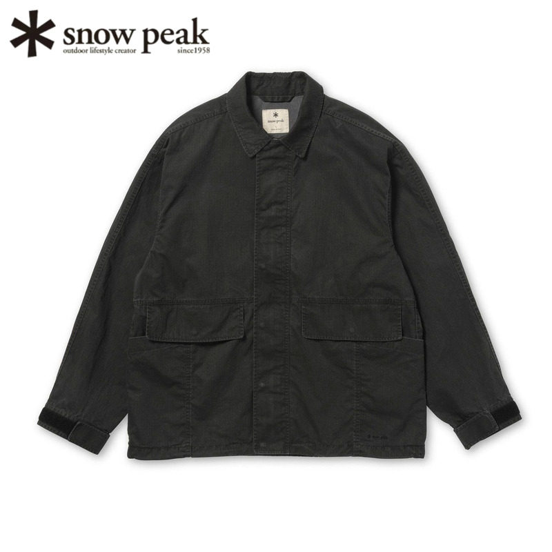 日本snowpeak雪峰拉链夹克衫