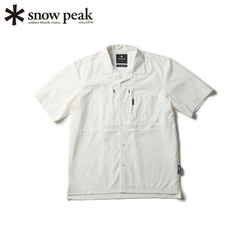 SnowPeak雪峰户外短袖衬衫弹力