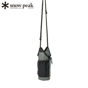 日本代购snowpeak雪峰水杯套水瓶套单肩挂脖小袋户外日常2026新