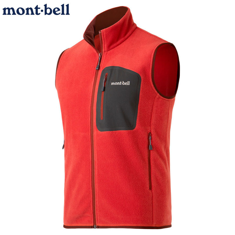 montbell保暖男士马甲背心