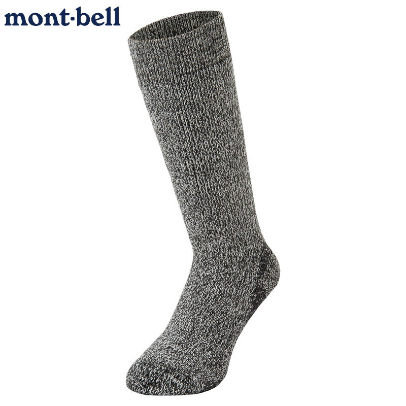 montbell高筒羊毛袜子保暖吸湿