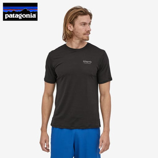 日本代购Patagonia巴塔哥尼亚羊毛速干T恤Cap Cool透气柔软短袖男