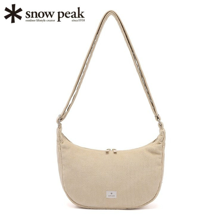 snowpeak雪峰灯芯绒单肩包挎包