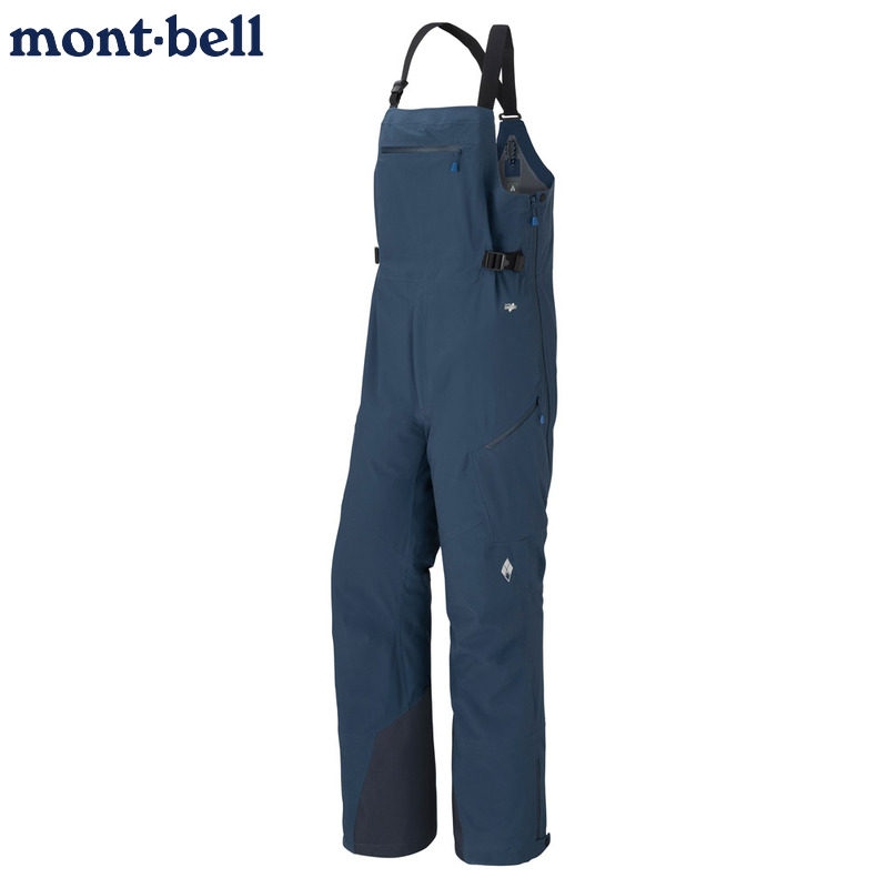 montbell背带裤滑雪裤冬季硬壳
